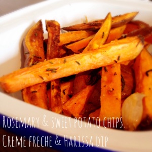 rosemary sweet potato chips